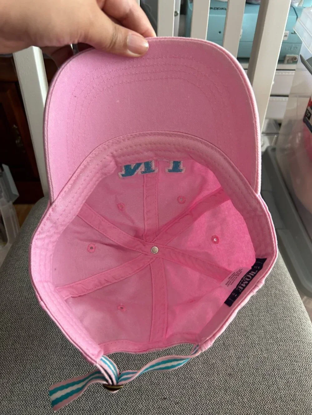 Pink New Jersey Hat